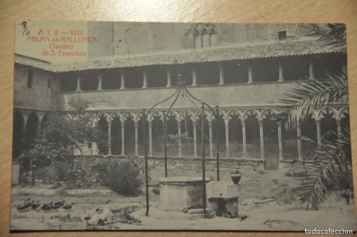 Postales: postal palma mallorca, claustro de s.francisco atv 1028