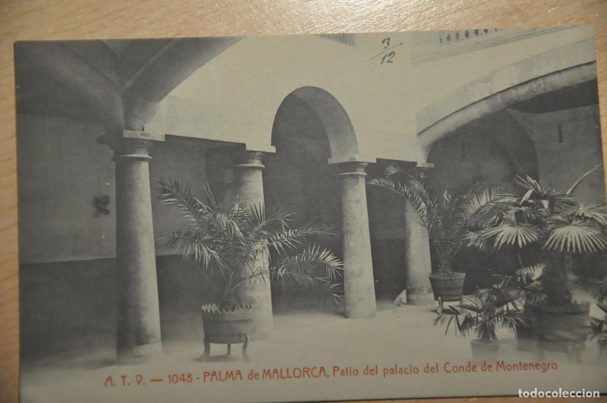 Postales: postal palma de mallorca, patio del palacio del conde de montenegro atv 1048