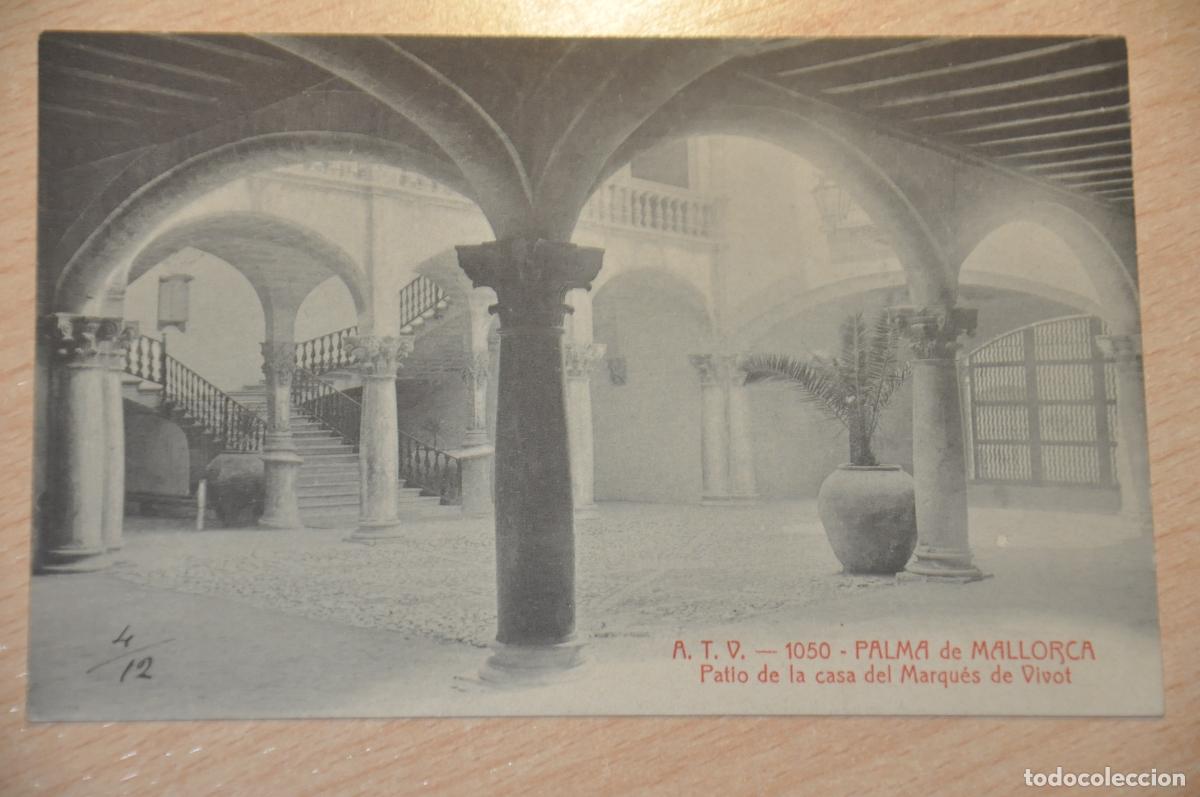 Postales: postal palma de mallorca, patio de la casa del marques de vivot atv 1050
