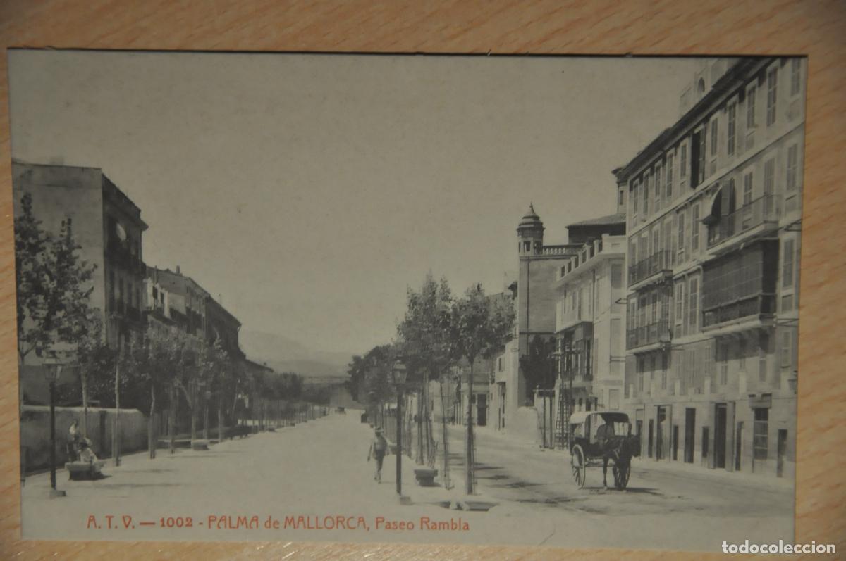 Postales: postal palma de mallorca, paseo rambla atv 1002