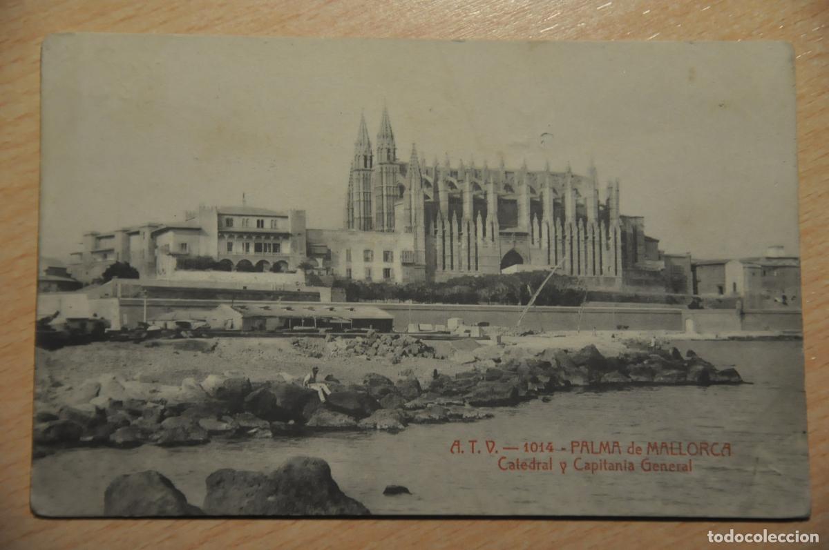 Postales: postal palma de mallorca, catedral y capitania general atv 1014