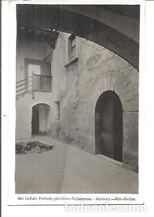 Postales: ANTIGUA POSTAL SON GALLART FACHADA PRIMITIVA VALLDEMOSA MALLORCA EDIC RULLAN