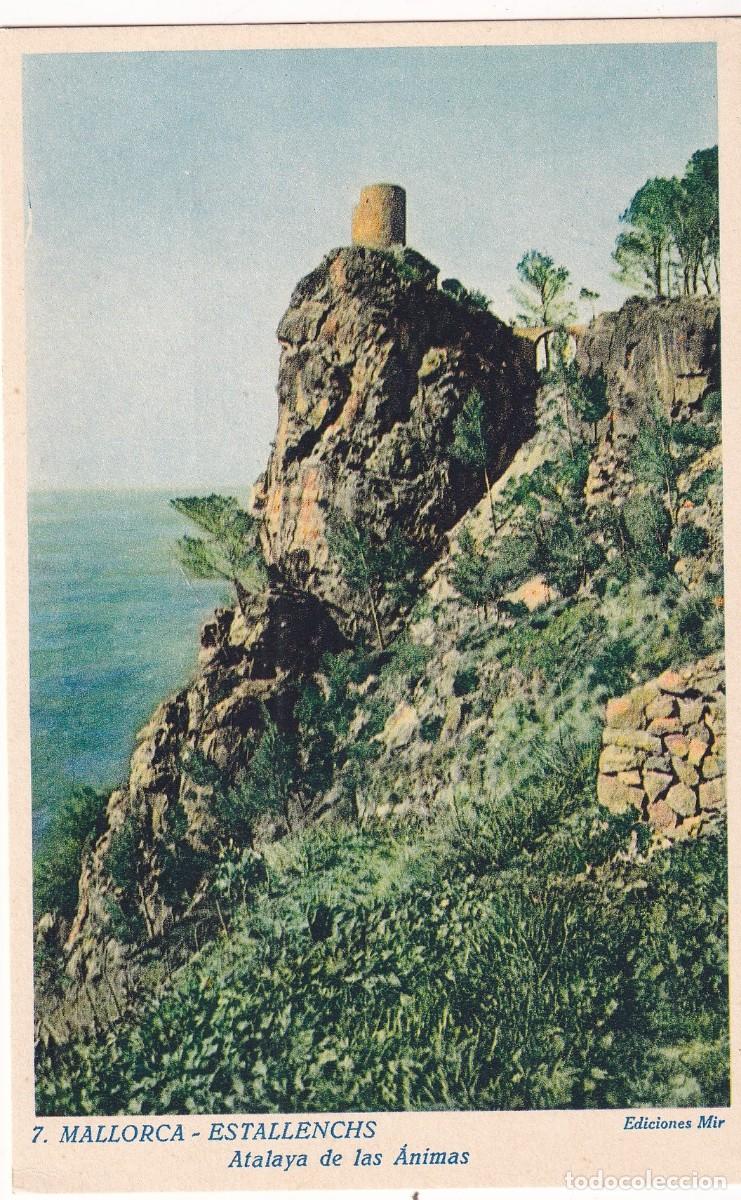 Postales: 7 Palma de Mallorca. Atalaya de las &Aacute;nimas. Ediciones Mir. Sin circular.