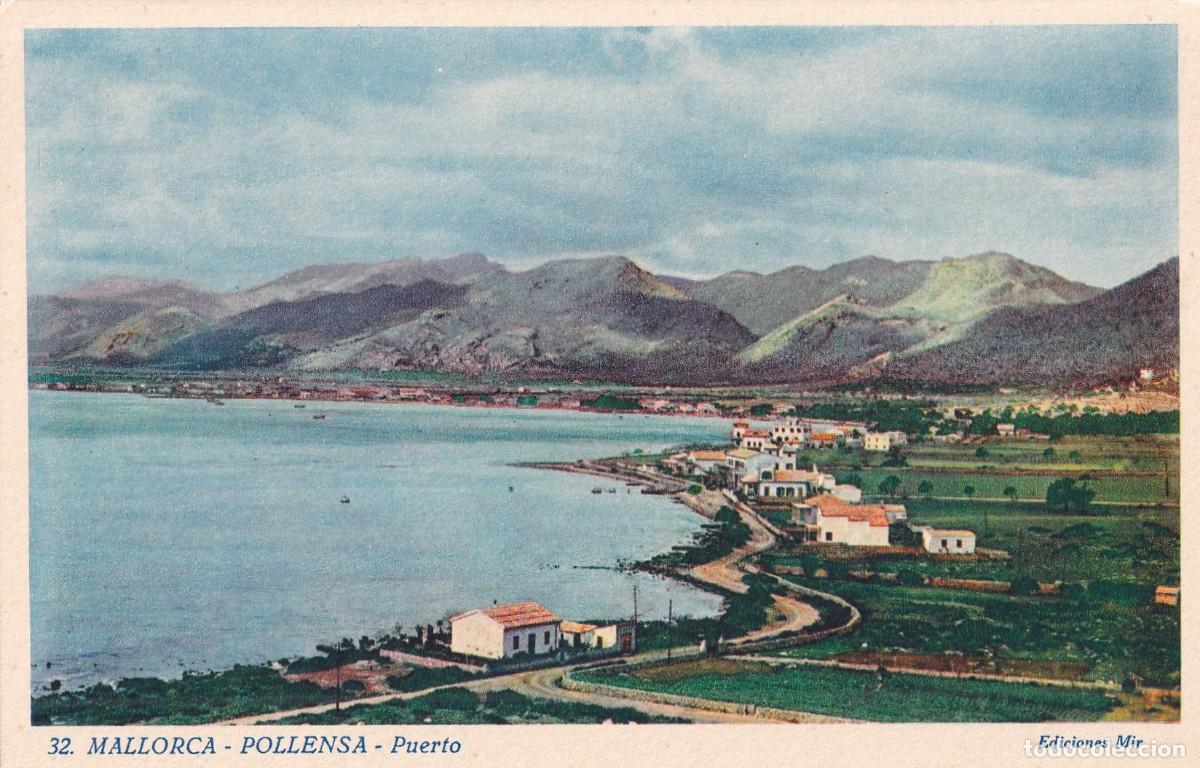 Postales: 32 Mallorca. Pollensa. Puerto . Mir. Sin circular.