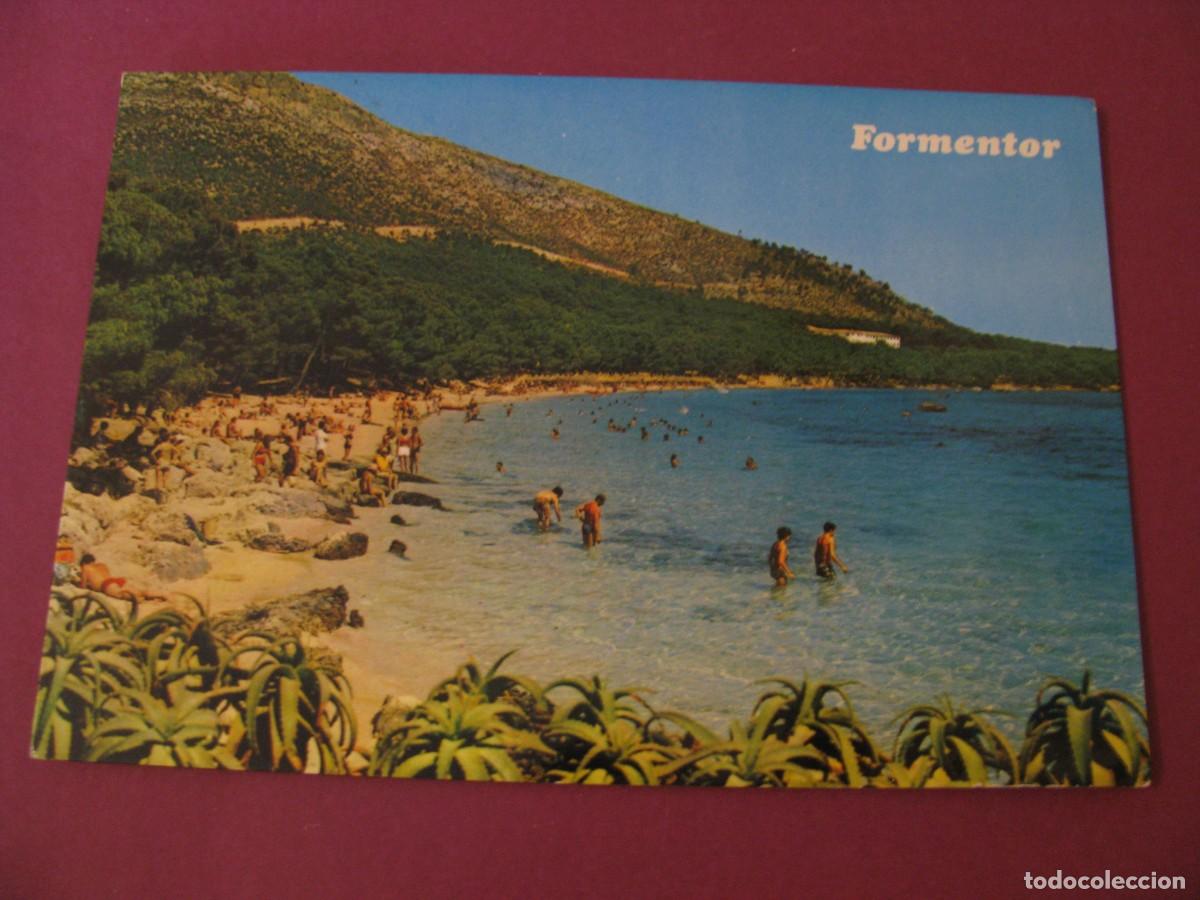 Postales: POSTAL DE MALLORCA. POLLENSA, FORMENTOR. VISTA PARCIAL DE LA PLAYA. CIRCULADA