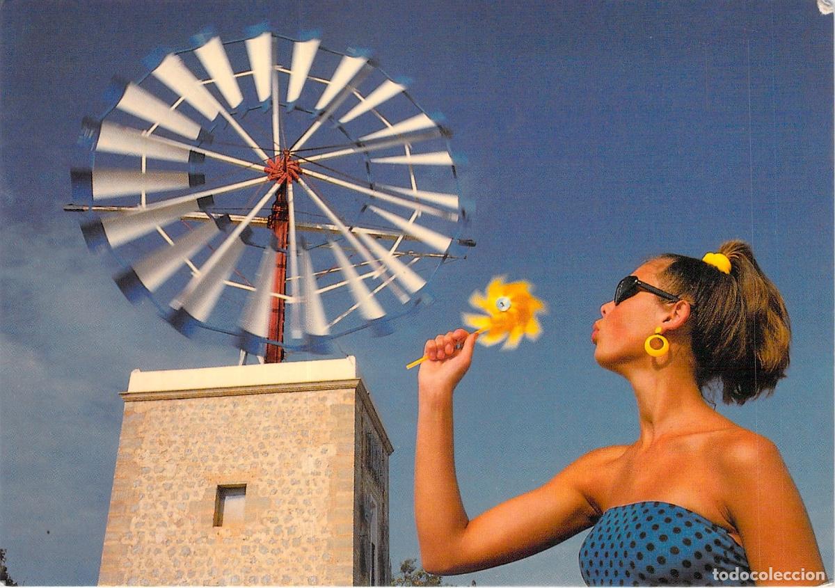 Postales: Postal Energ&iacute;a al Viento Espa&ntilde;a Molino de Viento por Jacques Alexandre