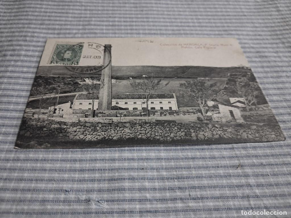 Postales: Antigua postal Menorca. Mah&oacute;n. Cala Figuera. ATV 6. P. Sturla. Circulada
