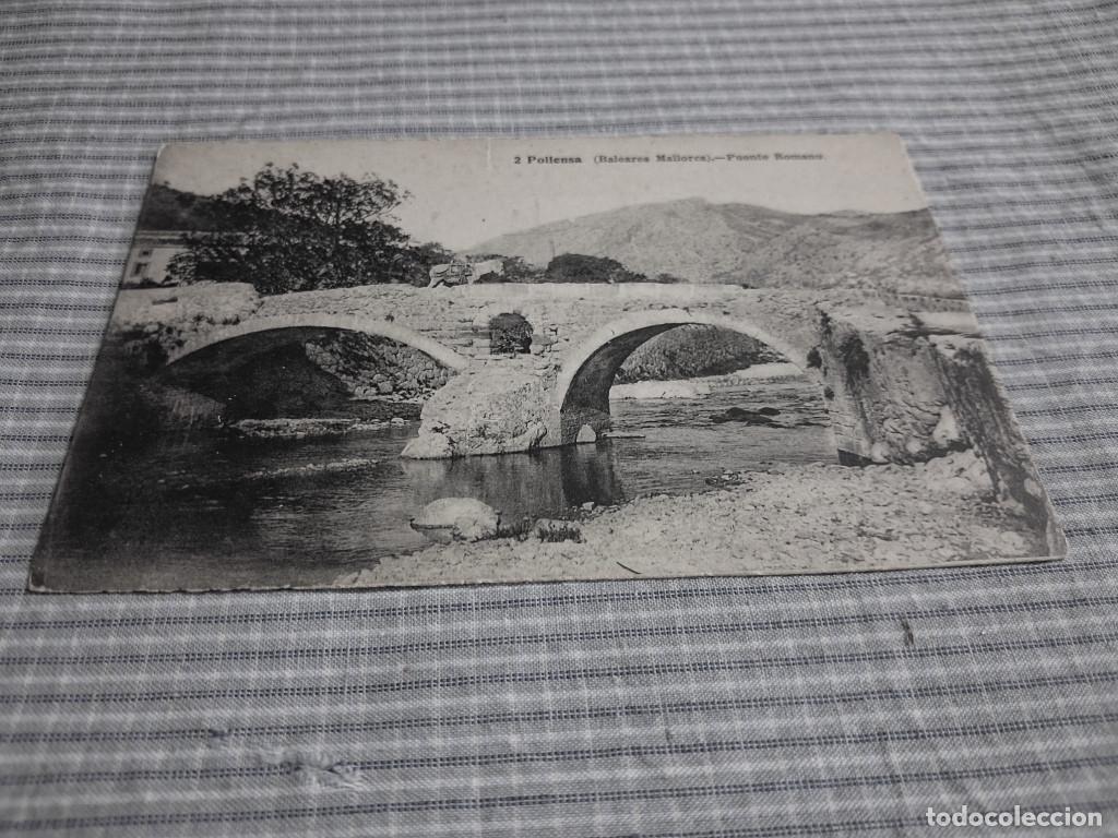 Postales: Postal antigua Mallorca. Pollensa. Puente romano. Lacoste 2. Dorso dividido.