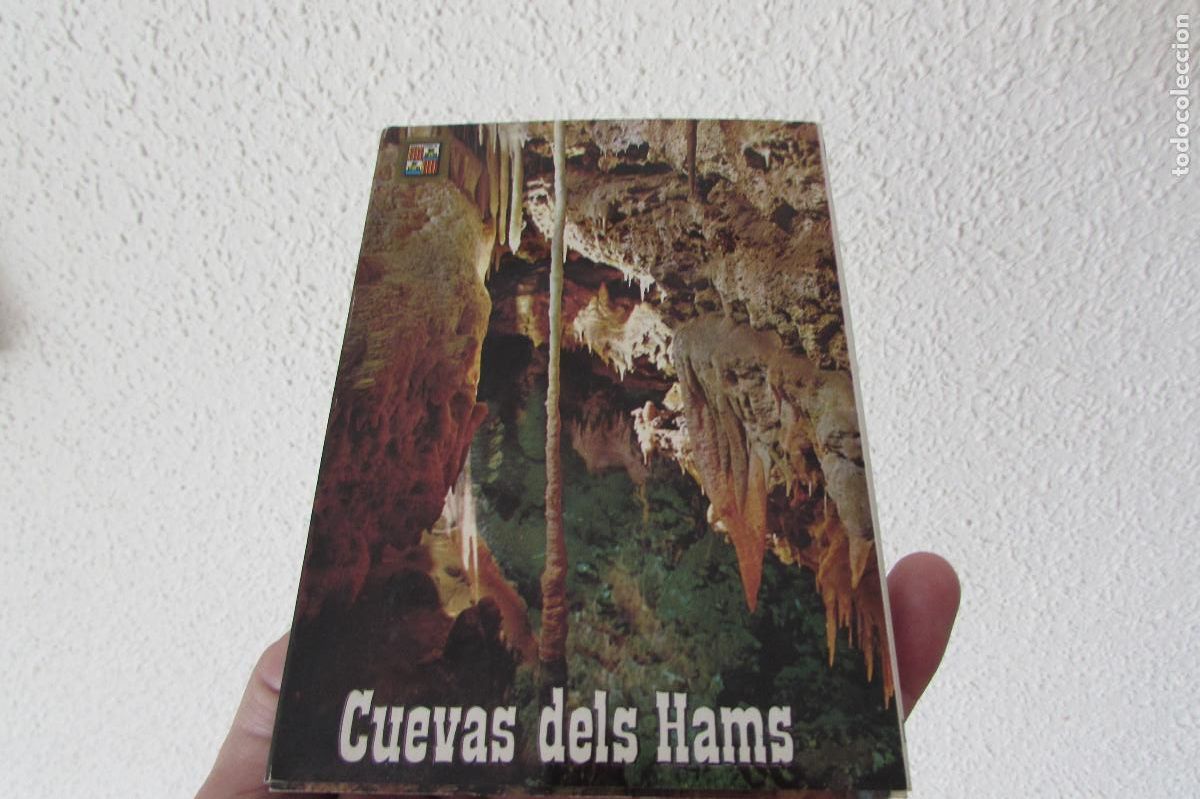 Postales: ACORDEON CON 10 POSTALES DE LA CUEVAS DELS HAMS ( PORTO CRISTO , MALLORCA )