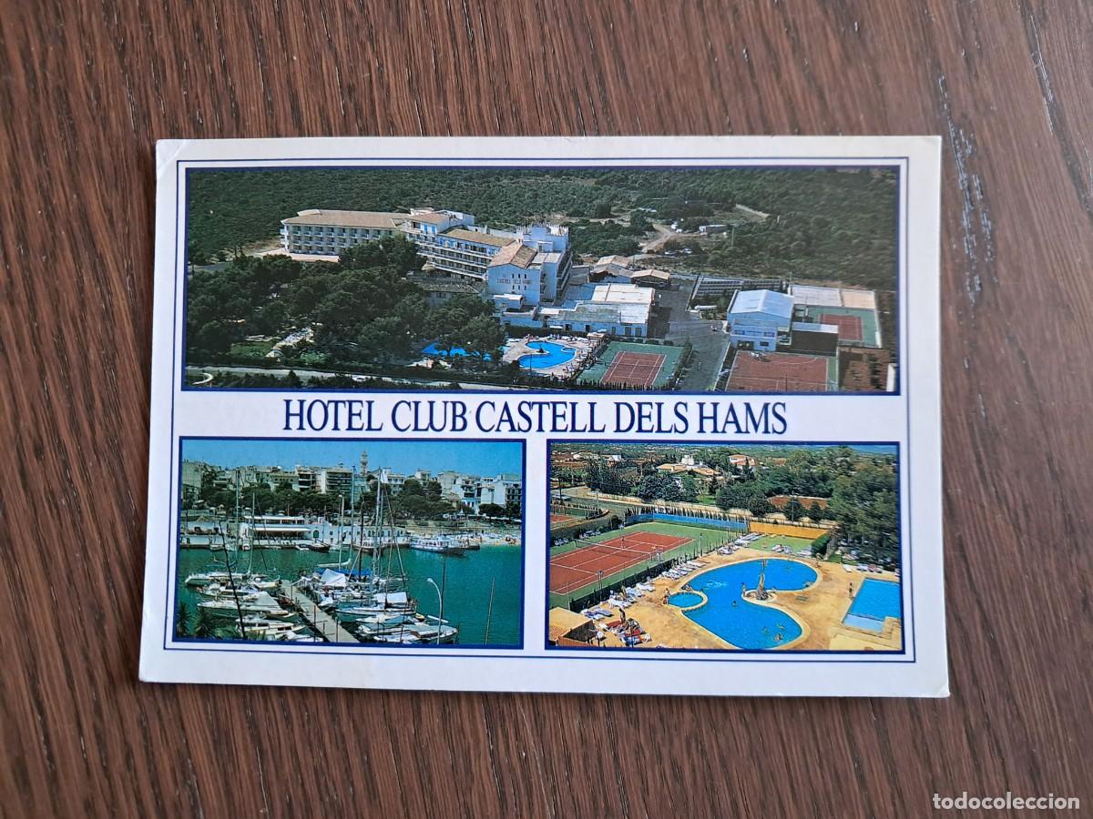 Postales: postal de Espa&ntilde;a, Hotel club Castell Dels Hams, Porto Cristo, Mallorca, escrita.