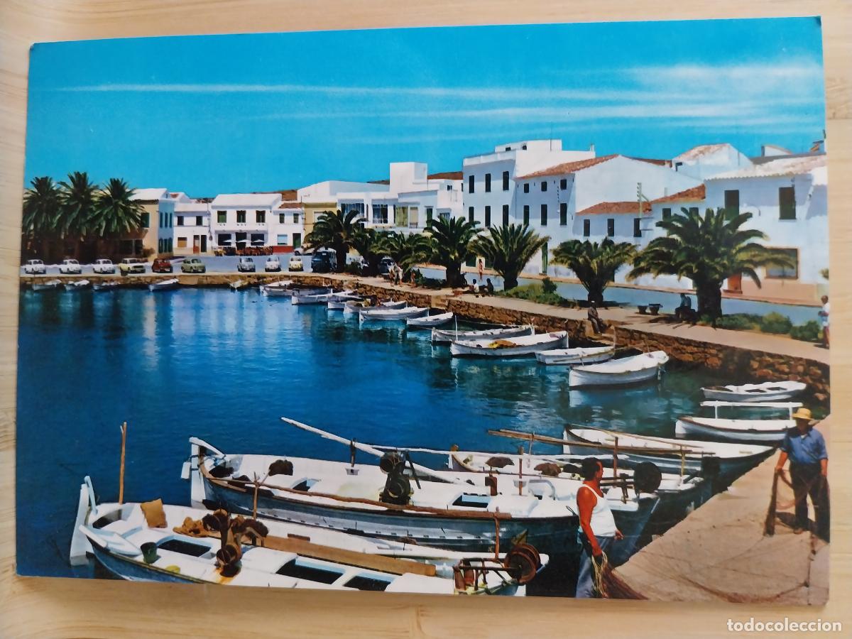 Postales: PUERTO FORNELS MENORCA ED LUCIA MORA 1 ESCRITA