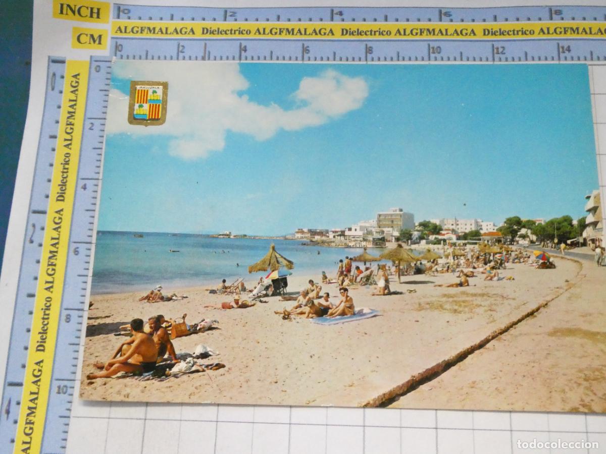 Postales: POSTAL DE MALLORCA. A&Ntilde;O 1963. PALMA PLAYA CAN PASTILLA 1524 ESCUDO ORO. 750
