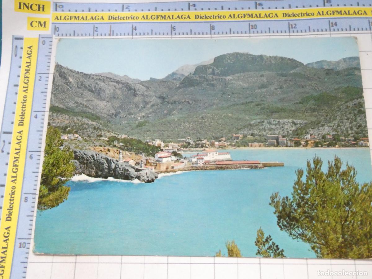 Postales: POSTAL DE MALLORCA. A&Ntilde;O 1966. PUERTO DE SOLLER VISTA GENERAL 55 GARRABELLA. 757