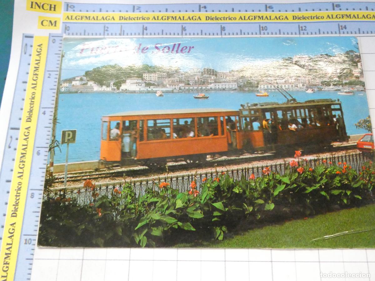Postales: POSTAL DE MALLORCA. A&Ntilde;O 1980. SOLLER TREN FERROCARRIL TRANV&Iacute;A 2616 PALMA. 759