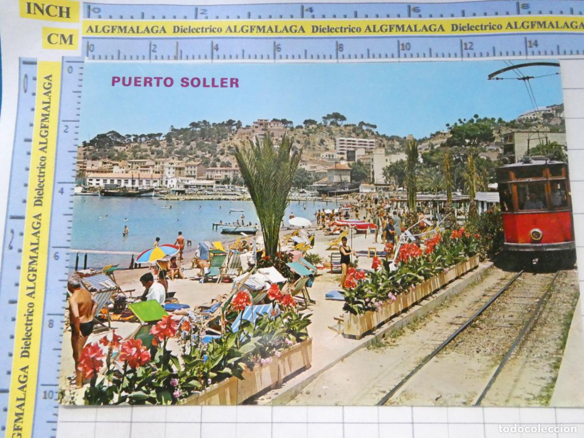 Postales: POSTAL DE MALLORCA. A&Ntilde;O 1970. PUERTO SOLLER DETALLE TREN FERROCARRIL TRANV&Iacute;A 87 TOMAS DE PEDRO. 767