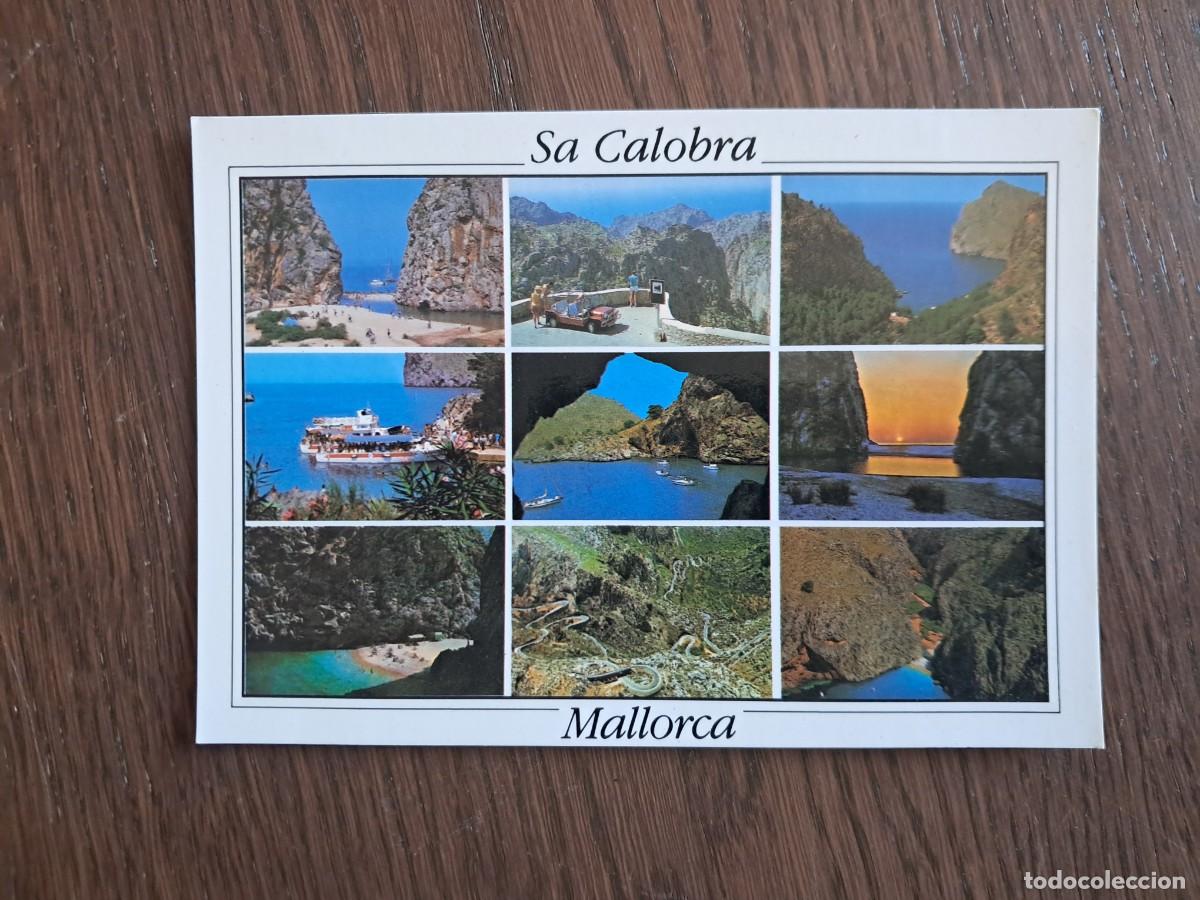 Postales: postal de Espa&ntilde;a, diferentes vistas de Sa Calobra, Mallorca n&ordm; 420, a&ntilde;o 1989.