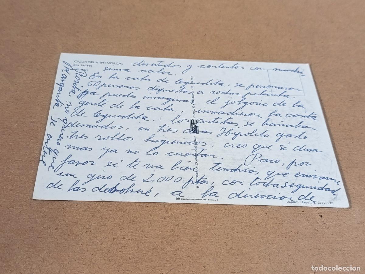 Postales: MENORCA - POSTAL CIUDADELA - SES VOLTES - Foto 2