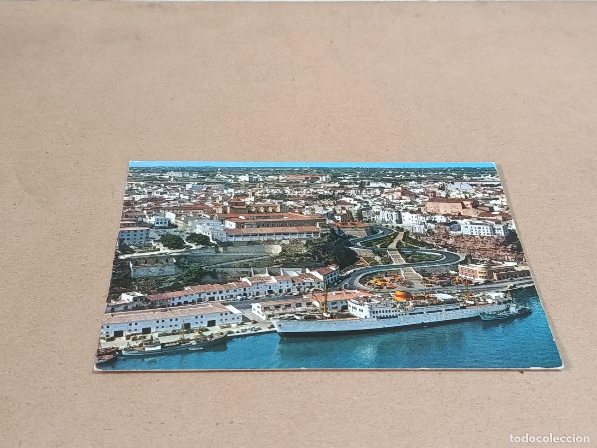 Postales: MENORCA - POSTAL MAH&Oacute;N - VISTA PARCIAL A&Eacute;REA