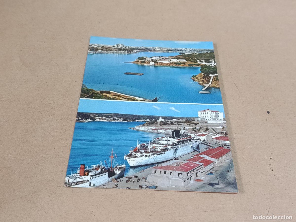 Postales: MENORCA - POSTAL MAH&Oacute;N - VISTAS PARCIALES DEL PUERTO