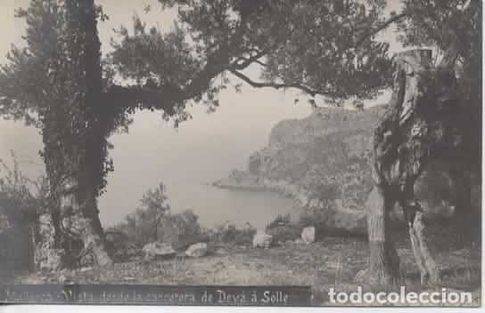 Postales: MALLORCA ESCRITA VISTA DESDE LA CARRETERA DE DEYA A SOLLER