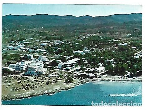 Postales: VISTA EN AVION DE LA PLAYA.- SAN ANTONIO / IBIZA