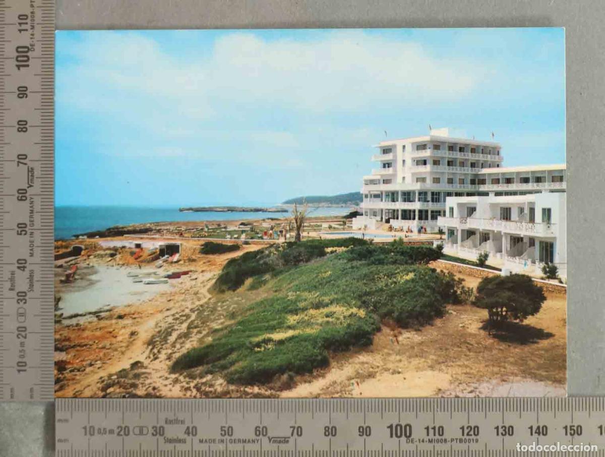 Postales: POSTAL. Menorca - Playa Santo Tom&aacute;s - Hotel y Apartamentos - Postales Color CYP