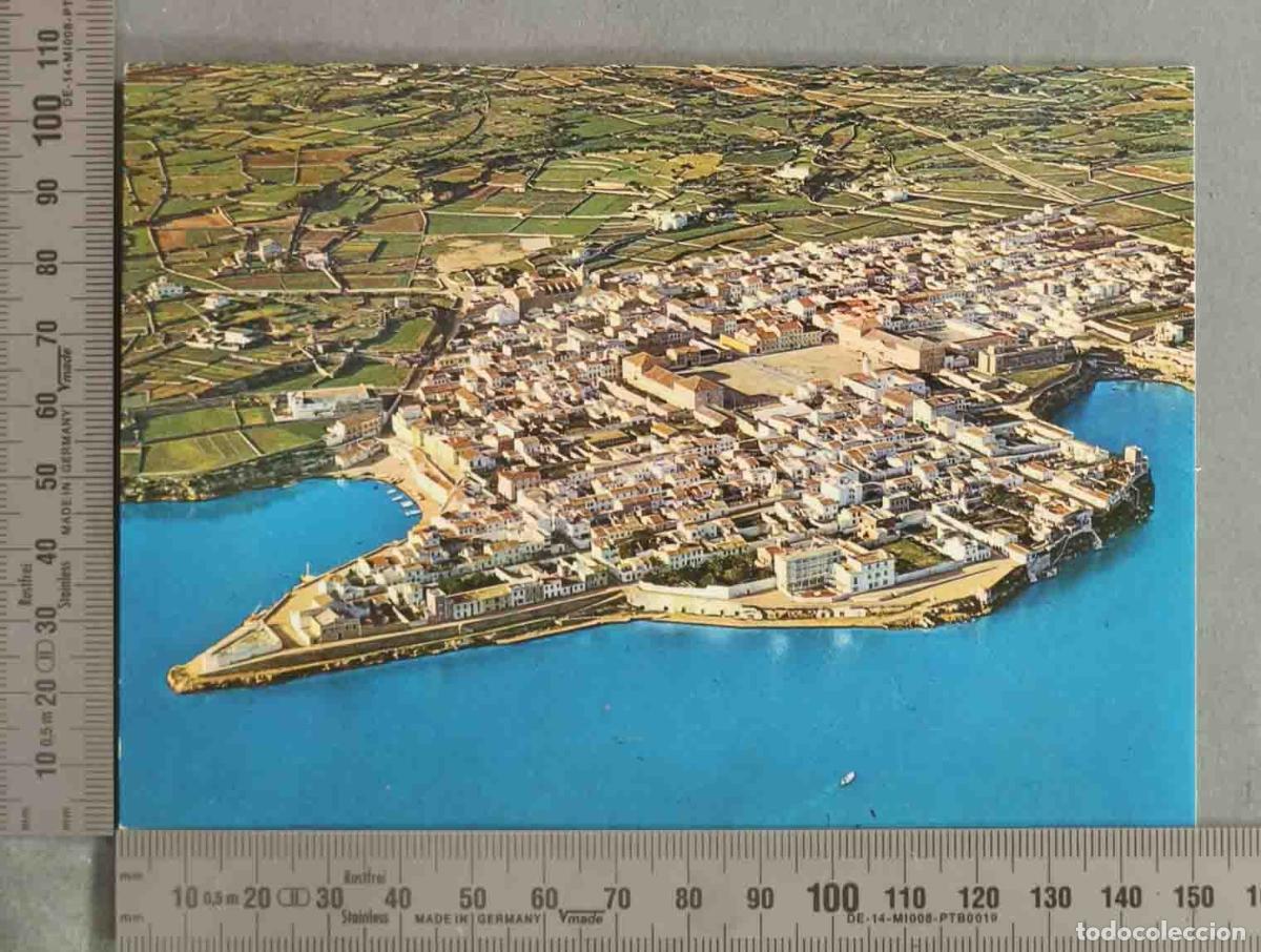 Postales: POSTAL. Menorca - Vista a&eacute;rea de Villa Carlos - Ediciones Dulpo