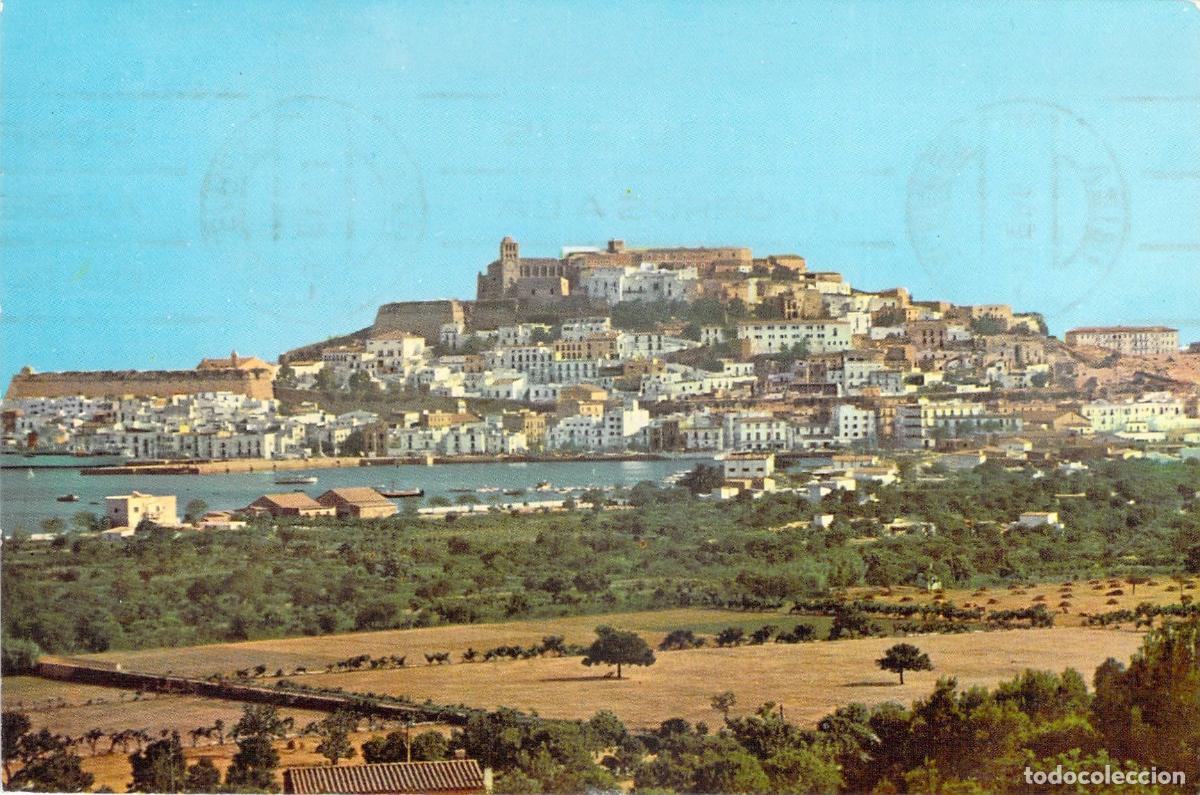 Postales: Postal de la Vista General y Panor&aacute;mica de Ibiza Baleares