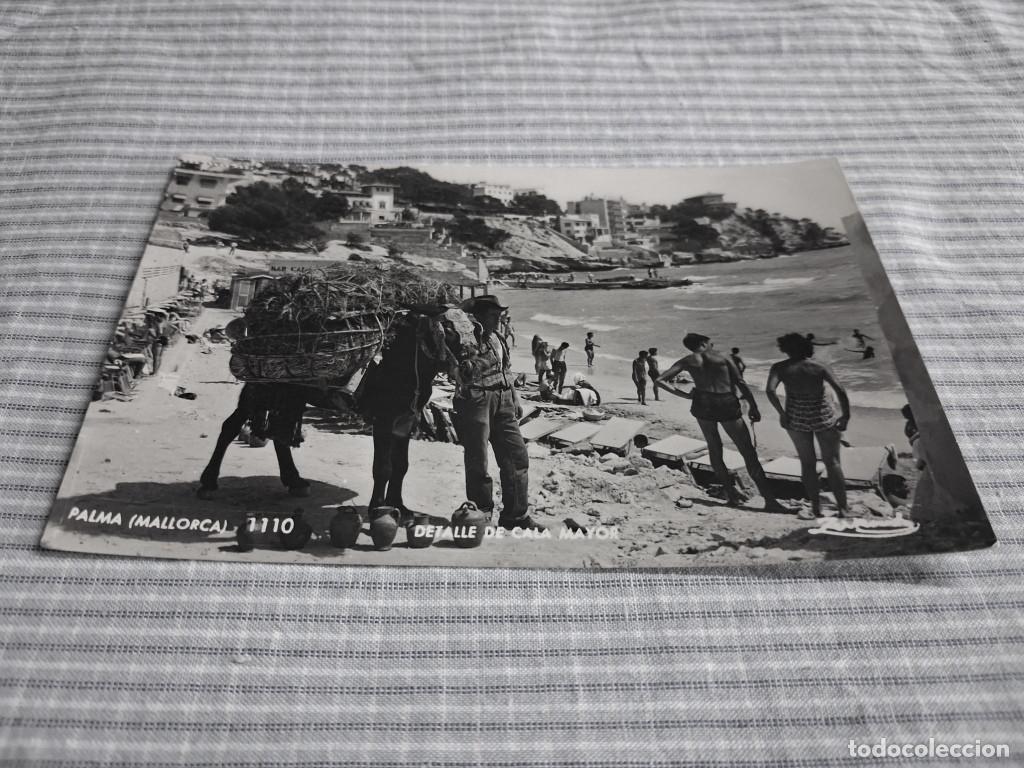 Postales: Postal antigua Mallorca. Palma. Detalle de Cala Mayor. Circulada