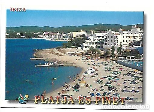 Postales: BAHIA DE SANT ANTONI, PLATJA ES PINET.- IBIZA