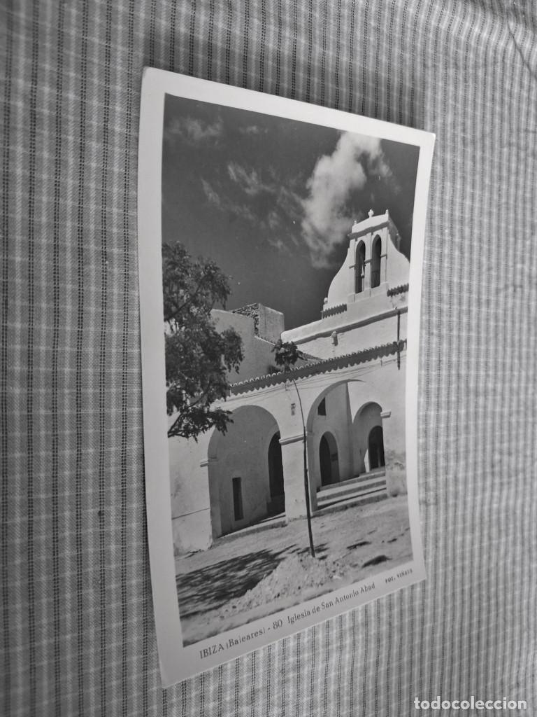 Postales: Postal antigua Ibiza. Iglesia de San Antonio Abad. Vi&ntilde;ets 80