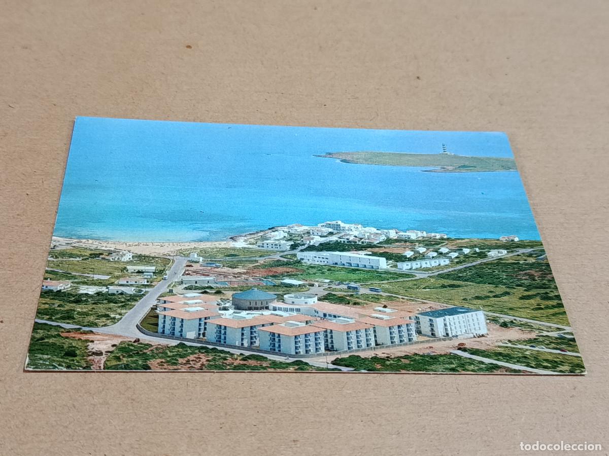 Postales: MENORCA - POSTAL PLAYA PUNTA PRIMA - HOTEL PUEBLO