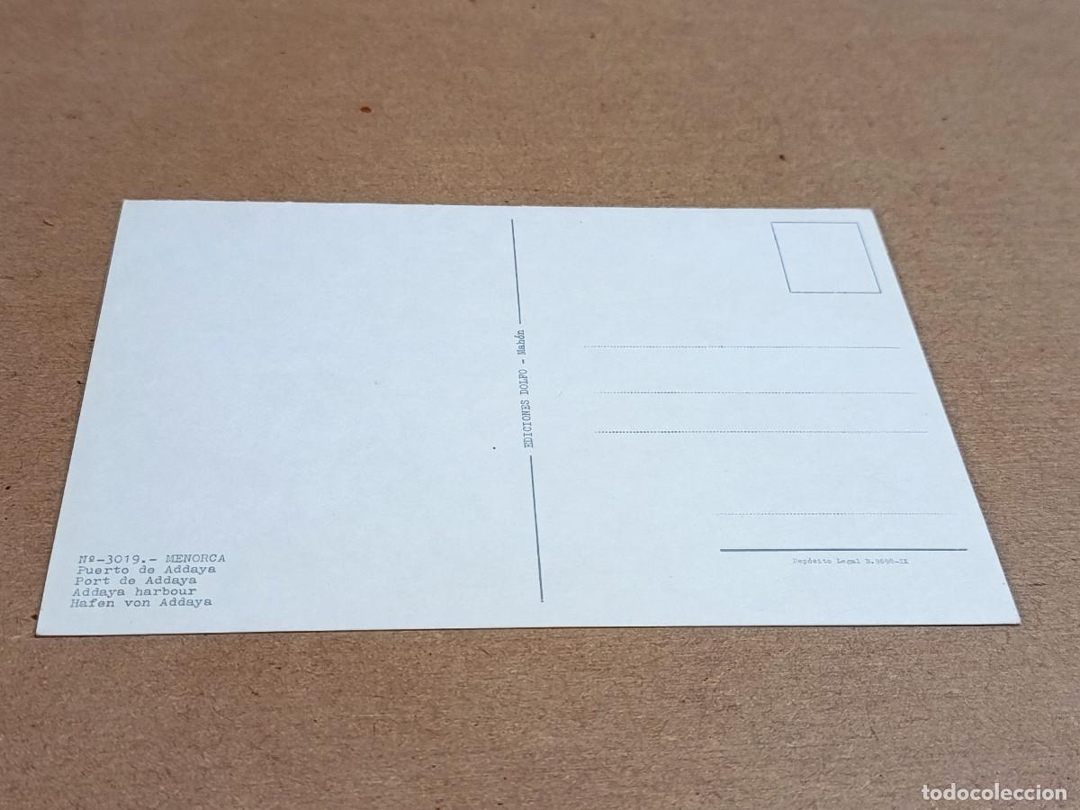 Postales: MENORCA - POSTAL PUERTO DE ADDAYA - Foto 2