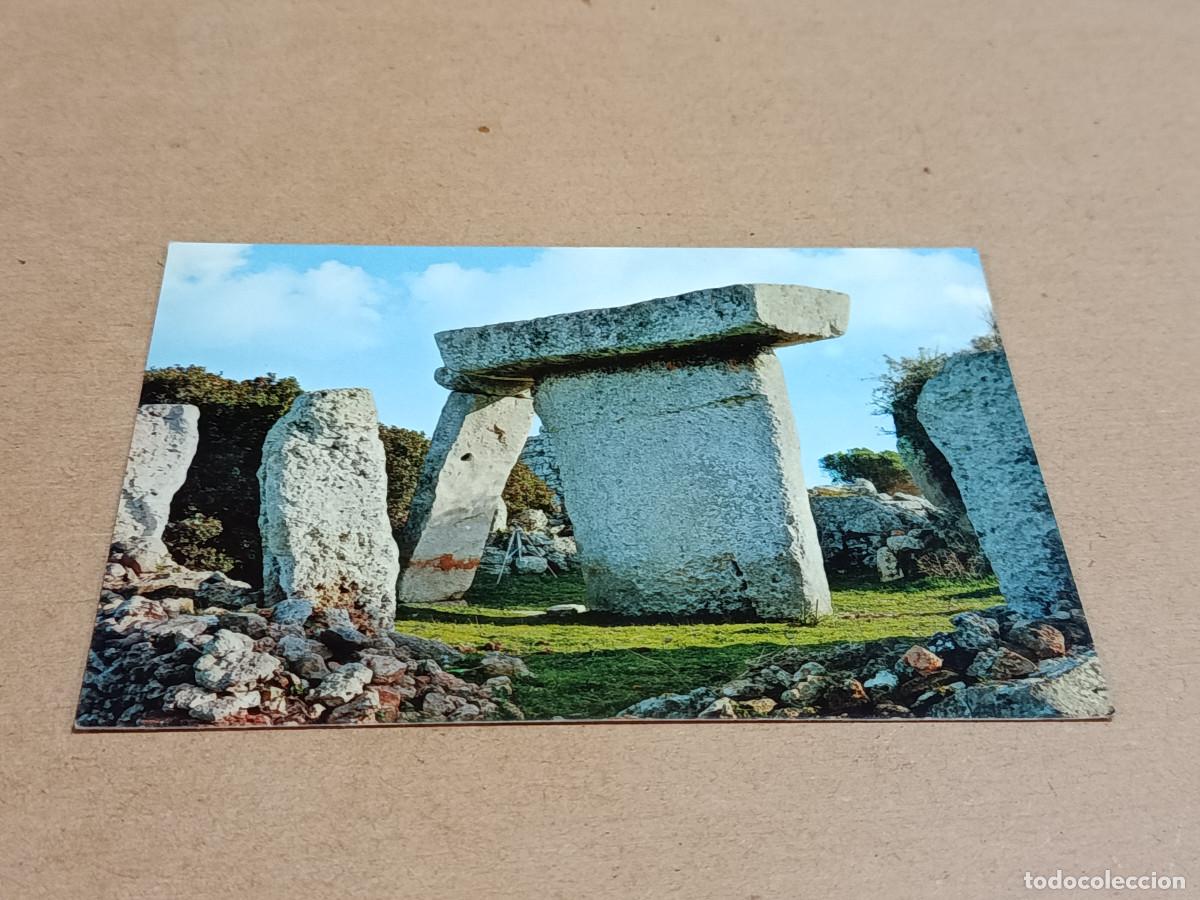 Postales: MENORCA - POSTAL MAH&Oacute;N - MONUMENTO MEGAL&Iacute;TICO: TALAT&Iacute;