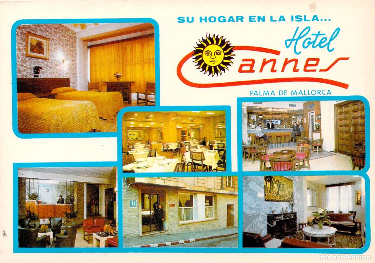 Postales: Postal Multivista Hotel Cannes en Palma de Mallorca