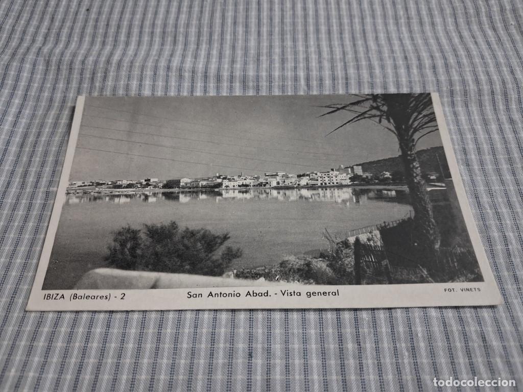 Postales: Postal antigua Ibiza. San Antonio Abab. Vista general. Vi&ntilde;ets 2