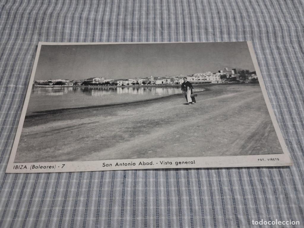 Postales: Postal antigua Ibiza. San Antonio Abab. Vista general. Vi&ntilde;ets 7