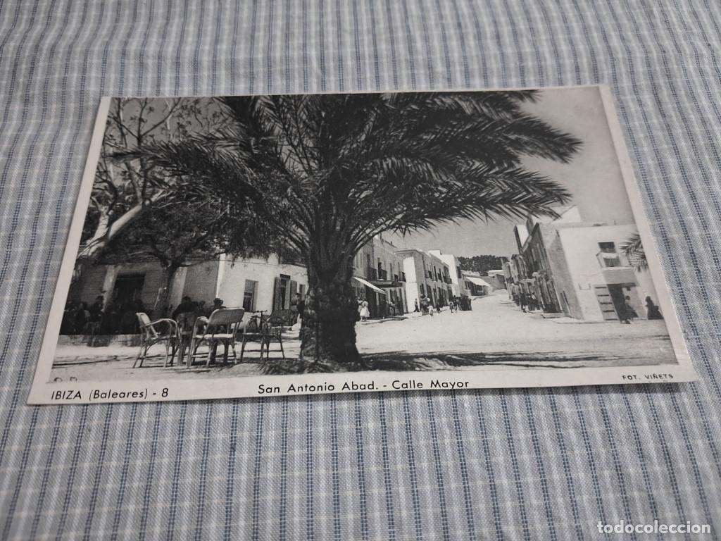Postales: Postal antigua Ibiza. San Antonio Abab. Calle Mayor. Vi&ntilde;ets 8