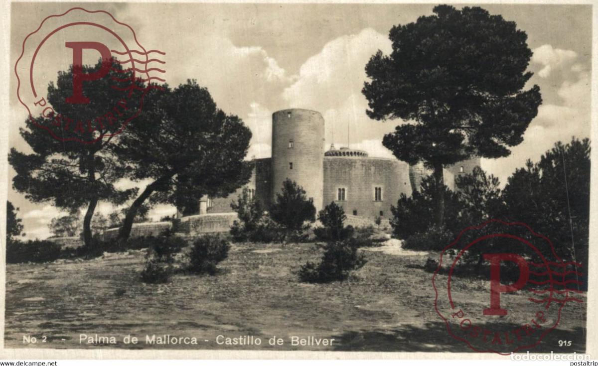 Postais: Palma de Mallorca, Castillo de Bellver. Islas Baleares. Espa&ntilde;a Spain