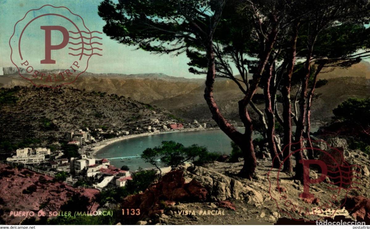 Postais: Mallorca, Puerto de Soller, Vista Parcial. Islas Baleares. Espa&ntilde;a Spain