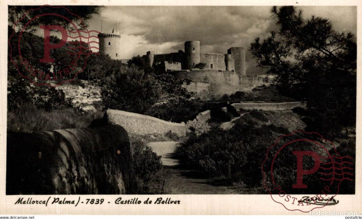 Postkarten: Palma de Mallorca, Castillo de Bellver. Islas Baleares. Espa&ntilde;a Spain