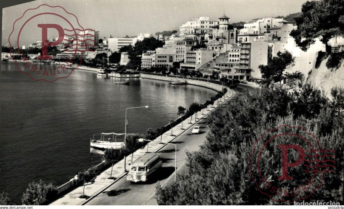Cartes Postales: Palma de Mallorca, Paseo Mar&iacute;timo Islas Baleares. Espa&ntilde;a Spain