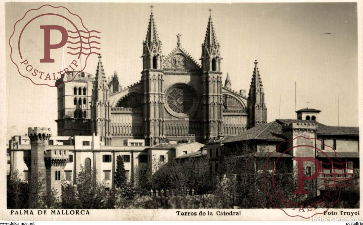 Cartes Postales: Palma de Mallorca, Torres de la Catedral Islas Baleares. Espa&ntilde;a Spain