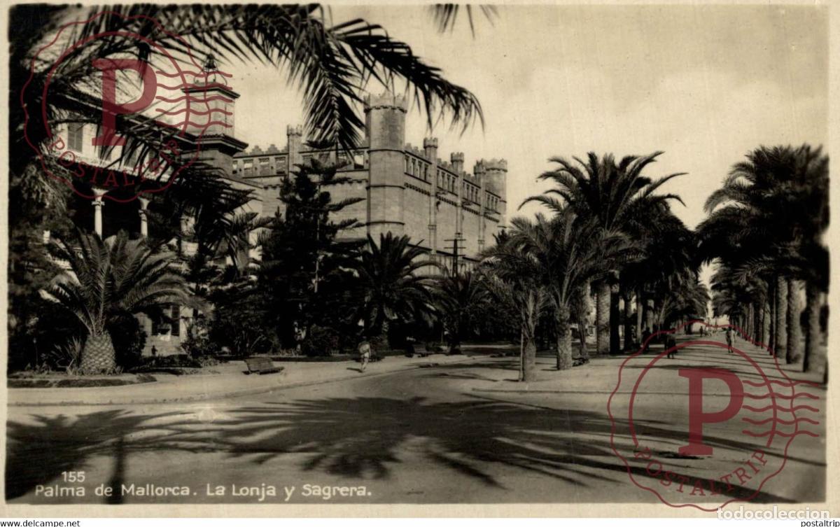 Cartoline: Palma de Mallorca, La Lonja y Sagrera Islas Baleares. Espa&ntilde;a Spain