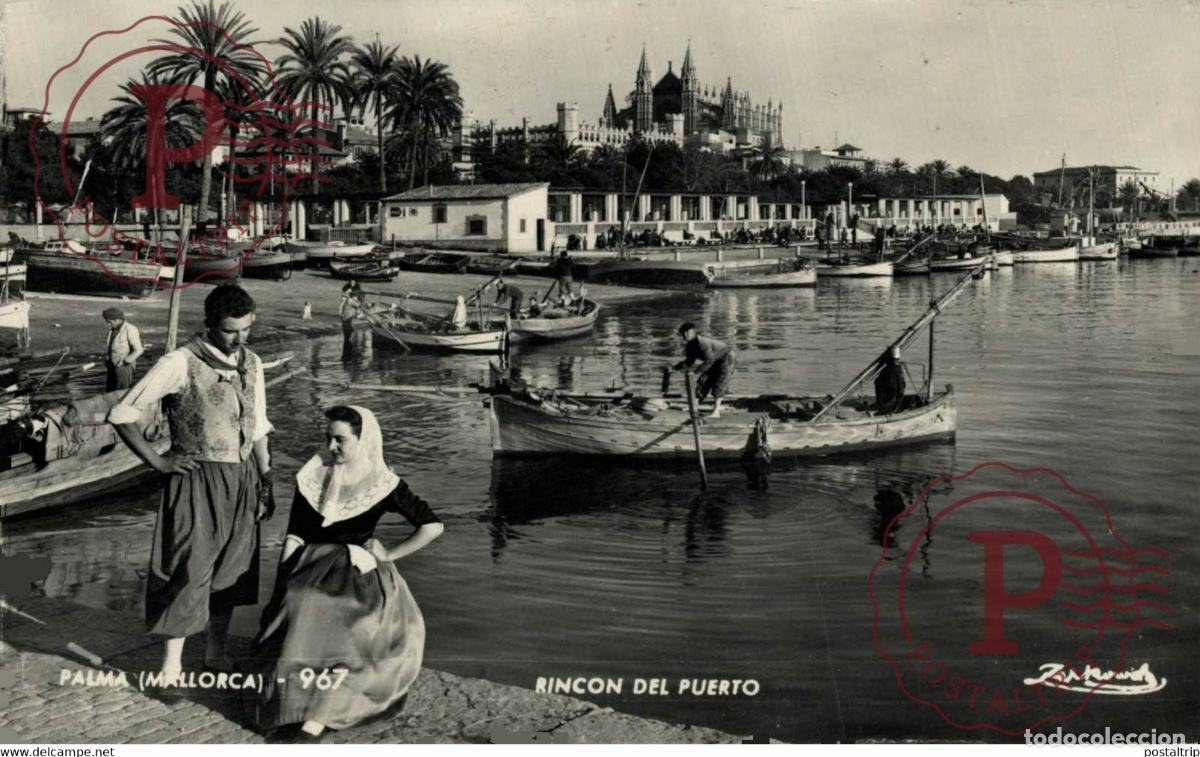 Cartoline: Palma de Mallorca, Rinc&oacute;n del Puerto Islas Baleares. Espa&ntilde;a Spain