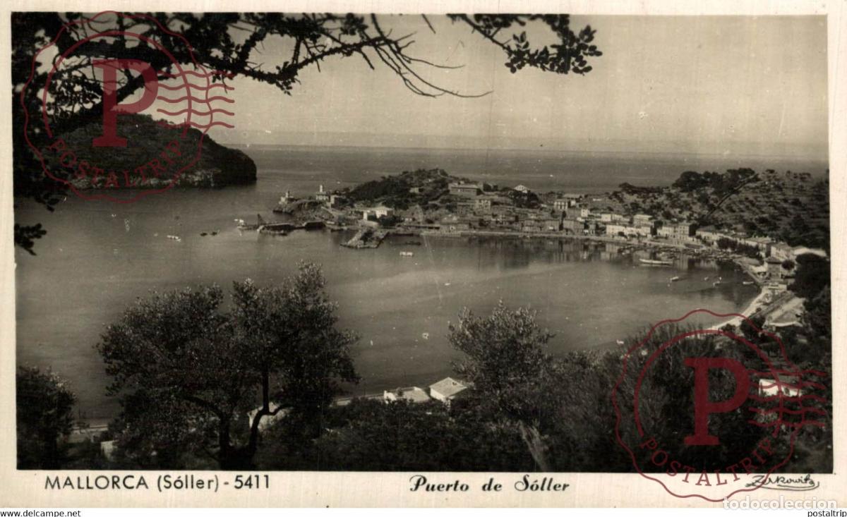 Cartoline: Palma de Mallorca, Puerto de Soller. Islas Baleares. Espa&ntilde;a Spain