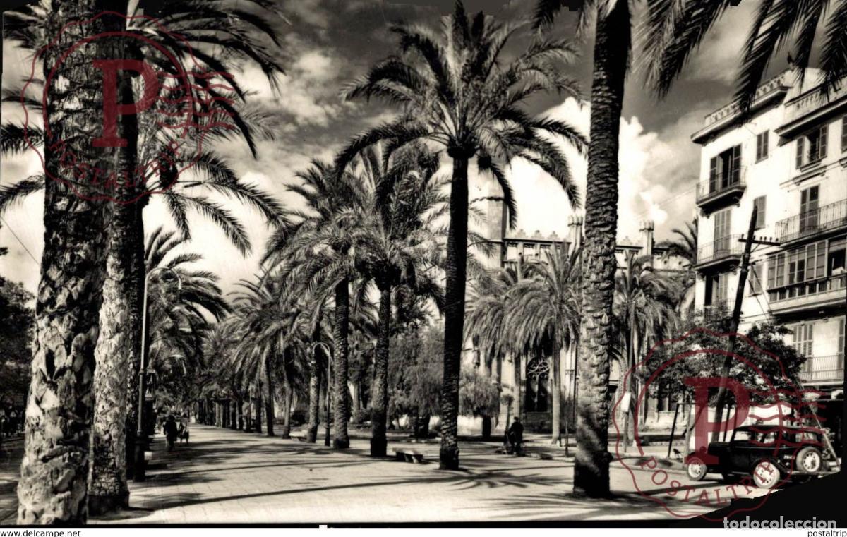 Postcards: Palma de Mallorca, Paseo de Sagrera Islas Baleares. Espa&ntilde;a Spain