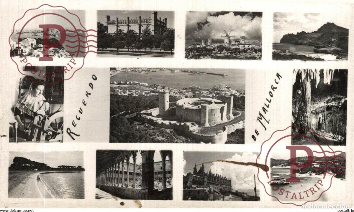 Postales: Recuerdo de Mallorca Islas Baleares. Espa&ntilde;a Spain