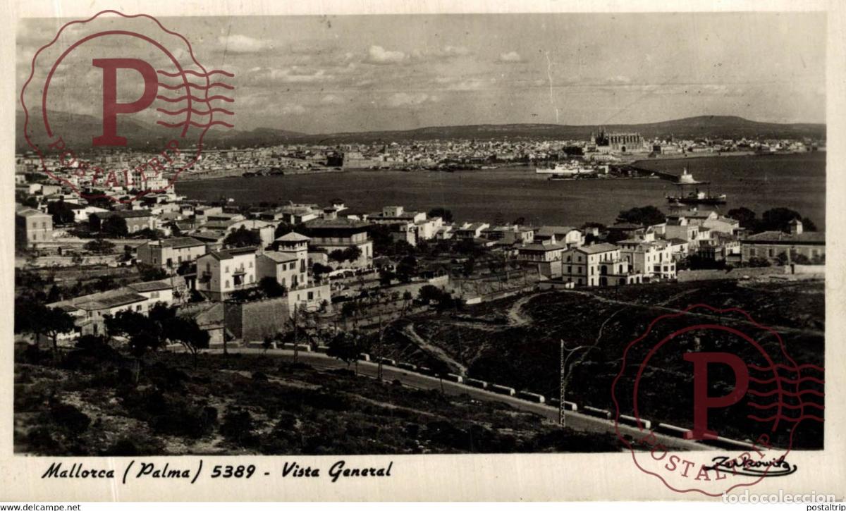 Postcards: Mallorca Vista General Islas Baleares. Espa&ntilde;a Spain