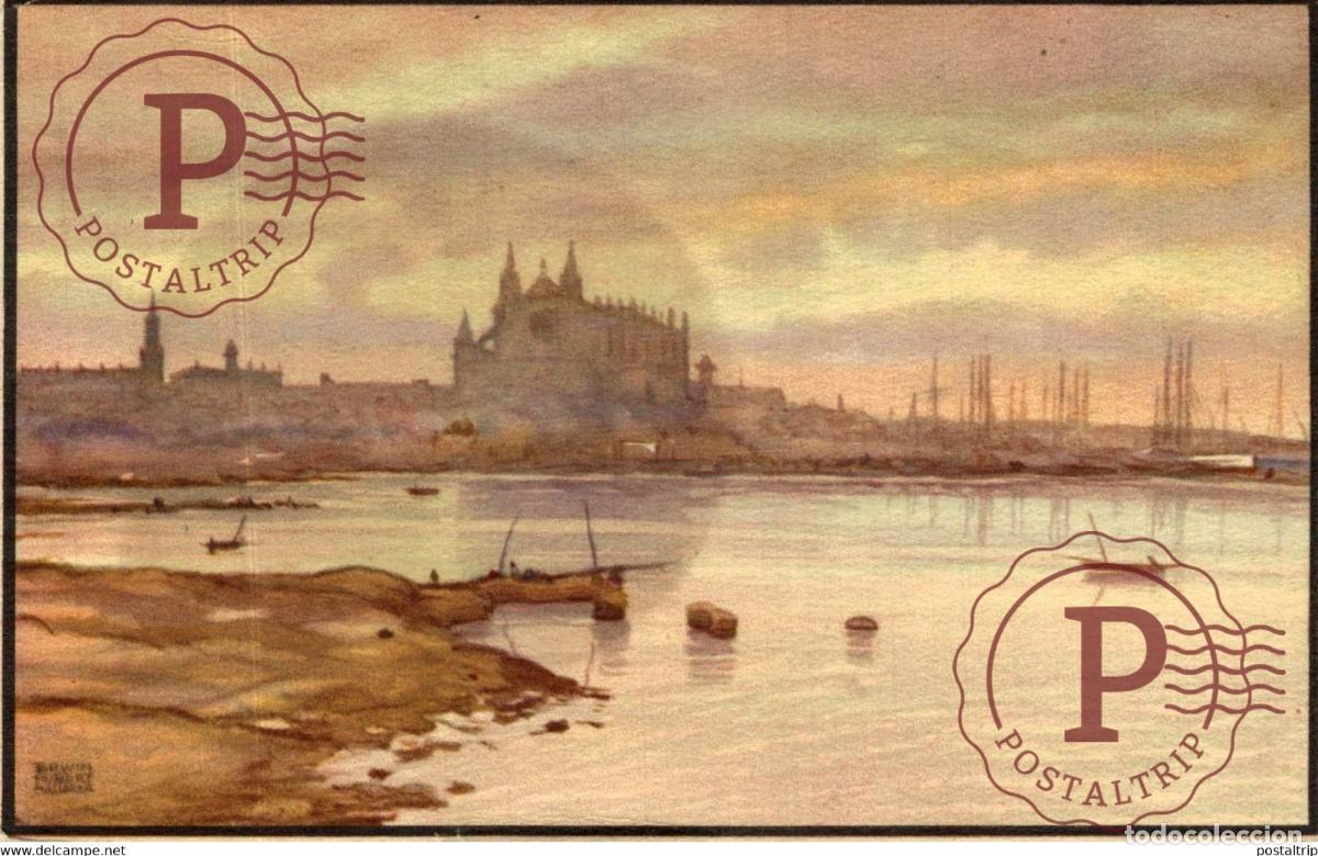 Postcards: Vista de Palma con la Catedral desde Son Alegre Islas Baleares. Espa&ntilde;a Spain